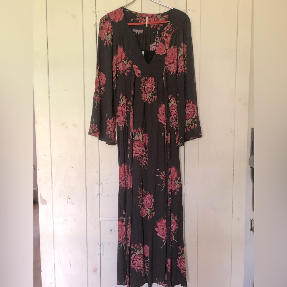 Free People full length Floral Maxi Dress